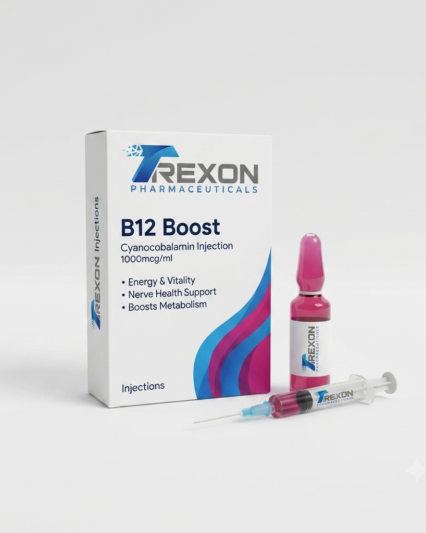 Texon B12 Boost Cyanocobalamin Injection (1000mcg/ml) - Energy, Nerve & Metabolism Support
