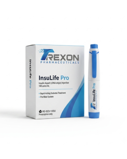 Trexon InsuLife Pro Insulin Aspart (rDNA origin) Injection 100 units/ml - Rapid-Acting Diabetes Management