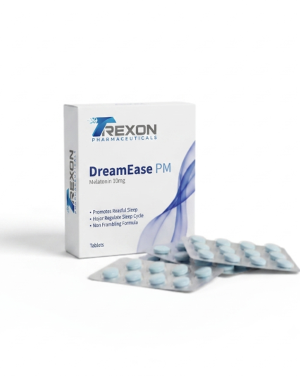 Trexon DreamEase PM Melatonin 10mg Tablets - Restful Sleep & Sleep Cycle Support